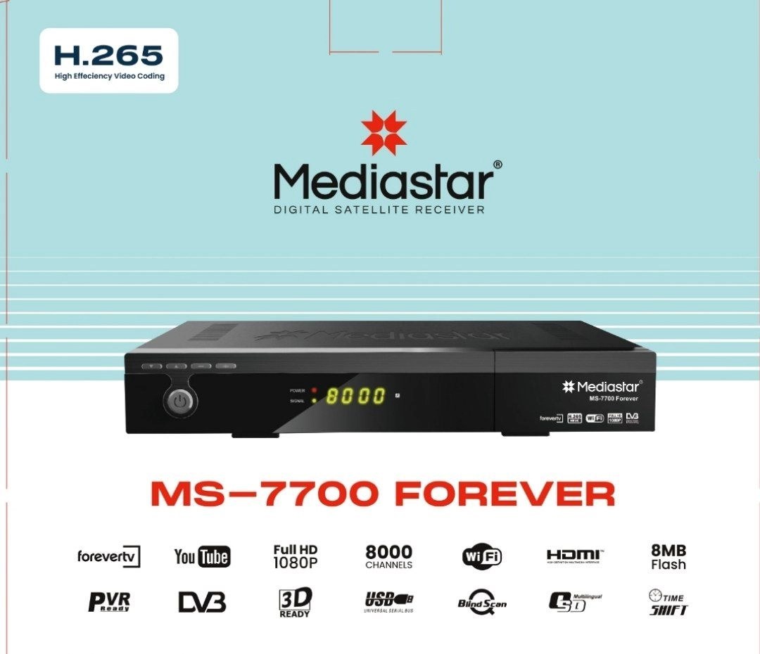 گیرنده دیجیتال مدیا استار مدل MS-7700 FOREVER ورژن 4